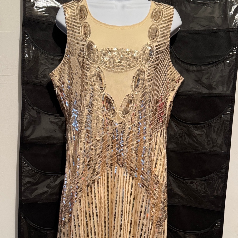 Elegant Sequin Embellished Dress